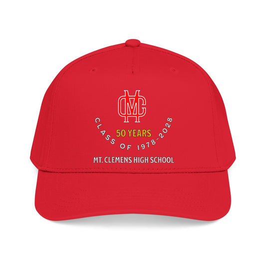 50 Years Anniversary Mid-Profile Baseball Cap — Retro MC Logo Snapback
