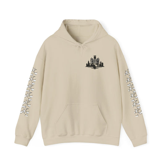 Detroit  Skyline 313  w Mi. Art Hoodie Sweatshirt