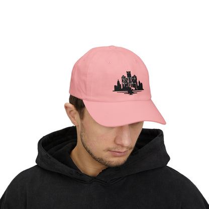Classic Dad Cap with 313 Area Code and Skyline Design