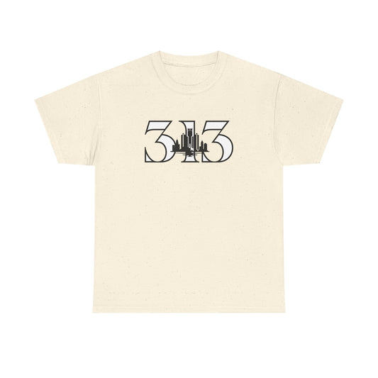313 Skyline Tee - Unisex Heavy Cotton Shirt