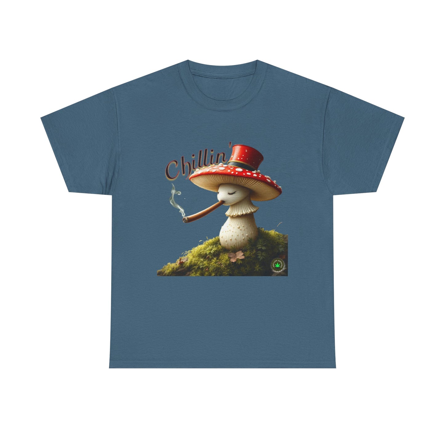 Chillin' Unisex Heavy Cotton Tee, Cute Graphic Tee, Casual Wear, Gift for Friends, Summer Style, Fun T-Shirt