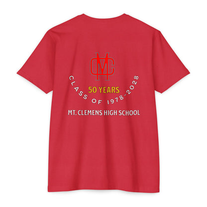 Anniversary T-Shirt — Mt. Clemens High School 50 Years Reunion Tee