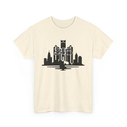 Detroit Skyline 248  Tee