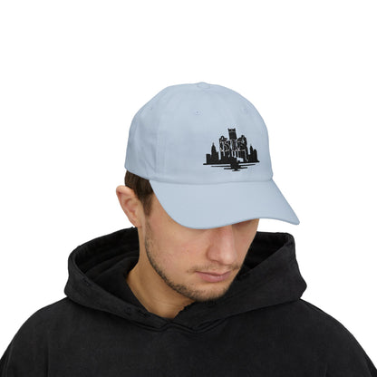 Classic Dad Cap with 313 Area Code and Skyline Design