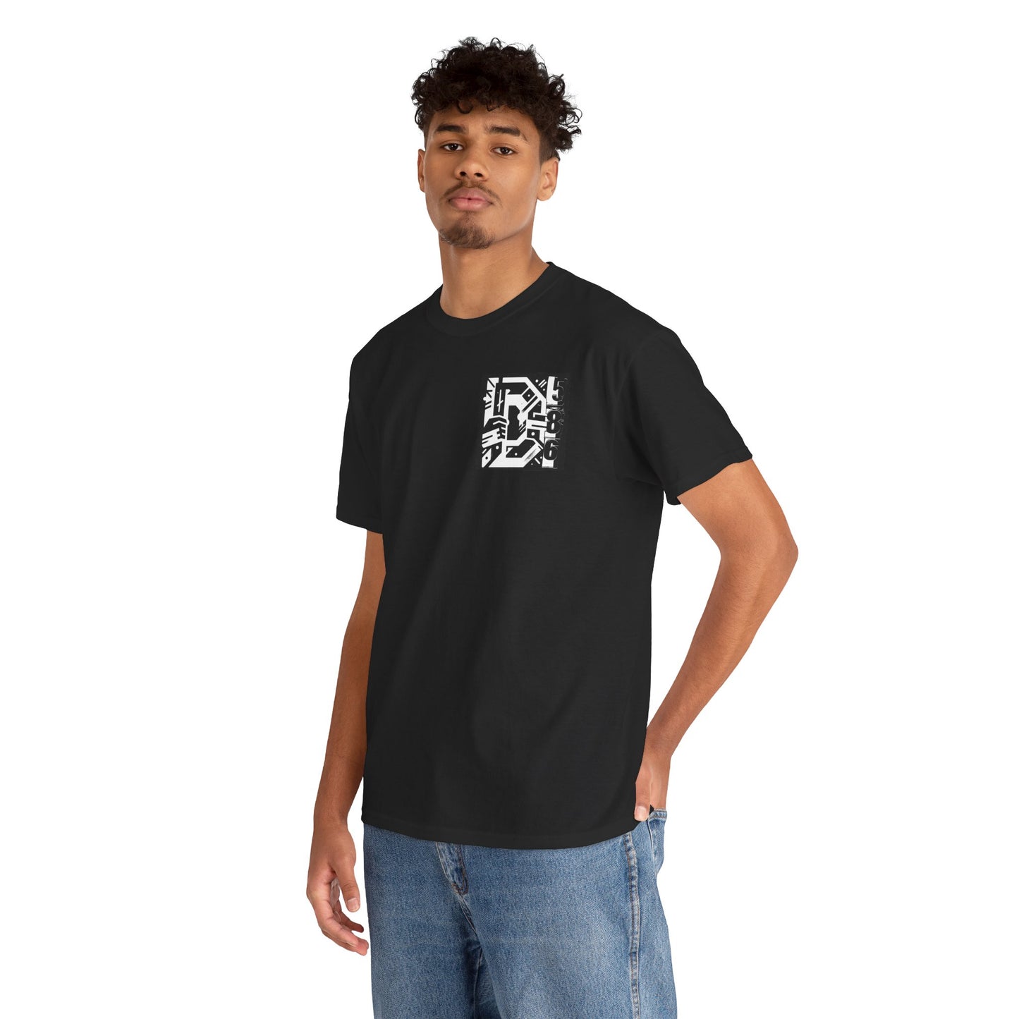 586 D-Hard & quote Hustle in my veins Detroit in my heart Graphic Tee -
