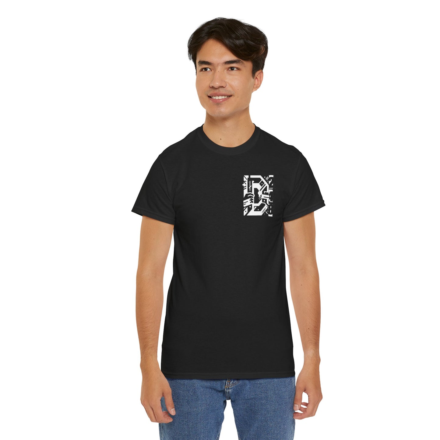 248 D-Hard & quote Hustle in my veins Detroit in my heart Graphic Tee -