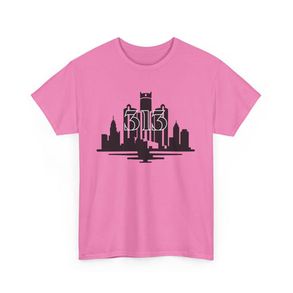 Detroit  Skyline 313 T-Shirt