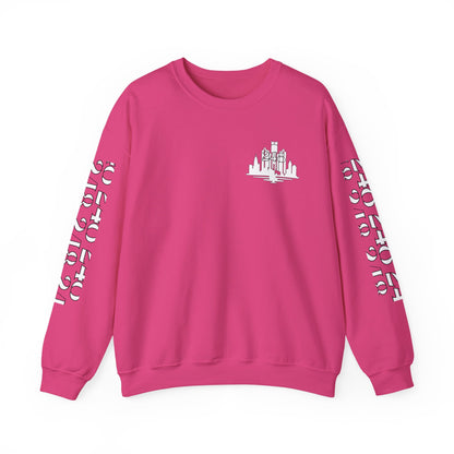 Detroit Skyline 248 w Mi.Art White Logo  Sweatshirt - Unisex Crewneck