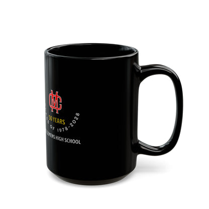 Mt. Clemens High School Class of 1978-2028 Commemorative Black Mug (11oz, 15oz)