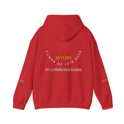 50th Reunion Hoodie — Mt. Clemens High School Class of 1978–2028