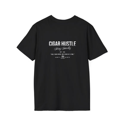 Cigar Hustle Graphic T-Shirt — 'Cigar Hustle' Logo Tee