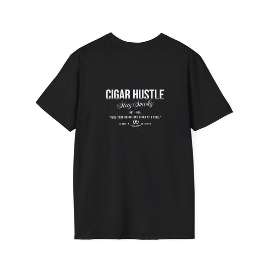 Cigar Hustle Graphic T-Shirt — 'Cigar Hustle' Logo Tee