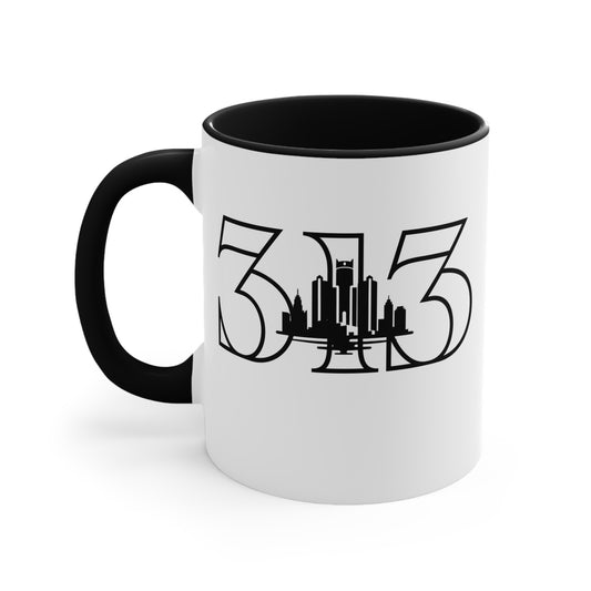 313  Skyline  - Colorful Accent 11oz Mug