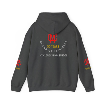 Hoodie — Mt. Clemens High School 50 Years | Class of 1978–2028 Alumni Hooded Sweatshirt