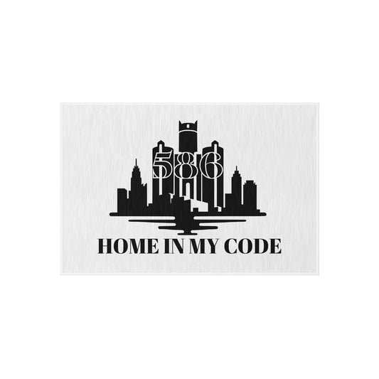 Detroit Skyline 586     Outdoor Rug