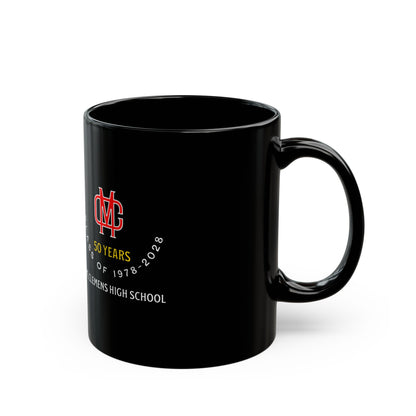 Mt. Clemens High School Class of 1978-2028 Commemorative Black Mug (11oz, 15oz)