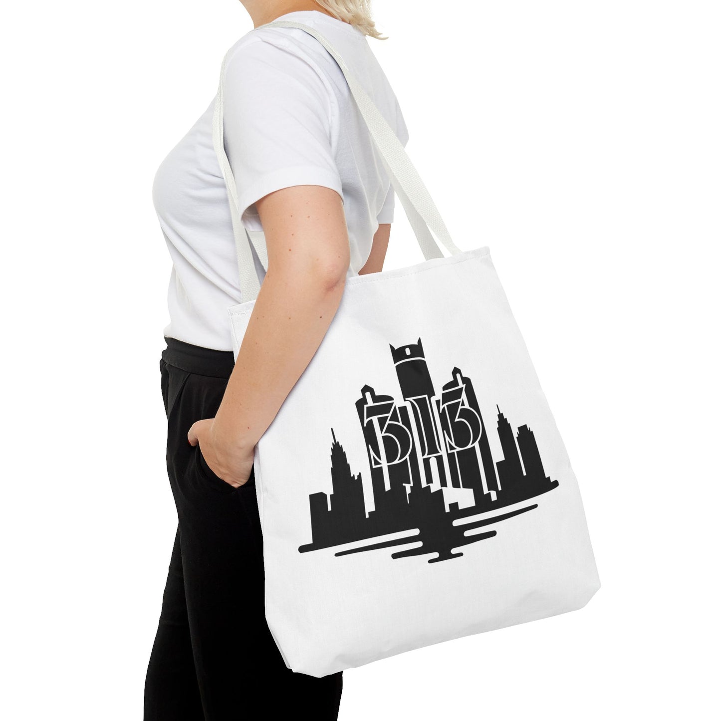 Detroit Skyline 313 - Tote