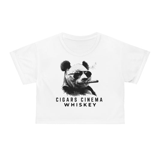 Cropped Tee Clyde the Panda & CCW Logo