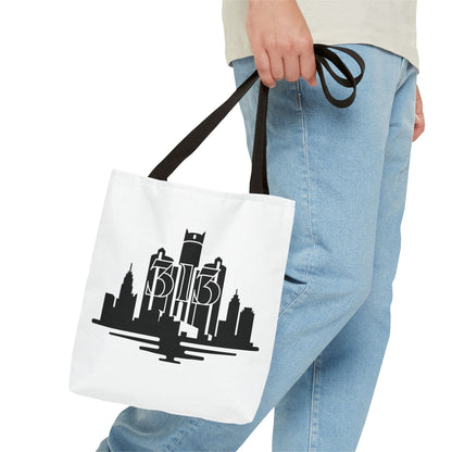 Detroit Skyline 313 - Tote
