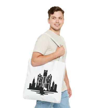 Detroit Skyline 313 - Tote