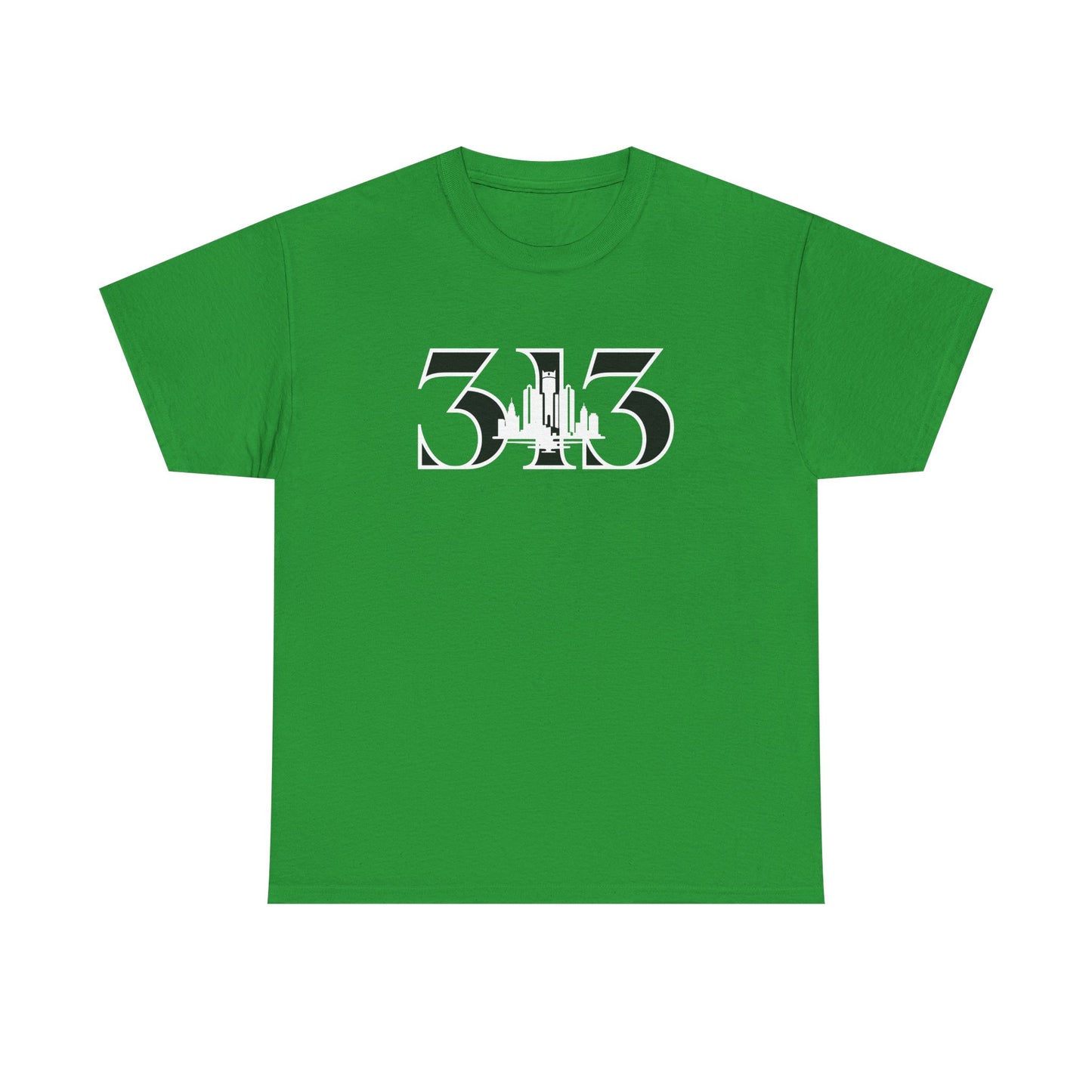 313 Skyline  (White Print)  Unisex Tee