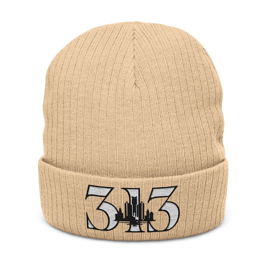 313 Skyline Beanie  Embroidered