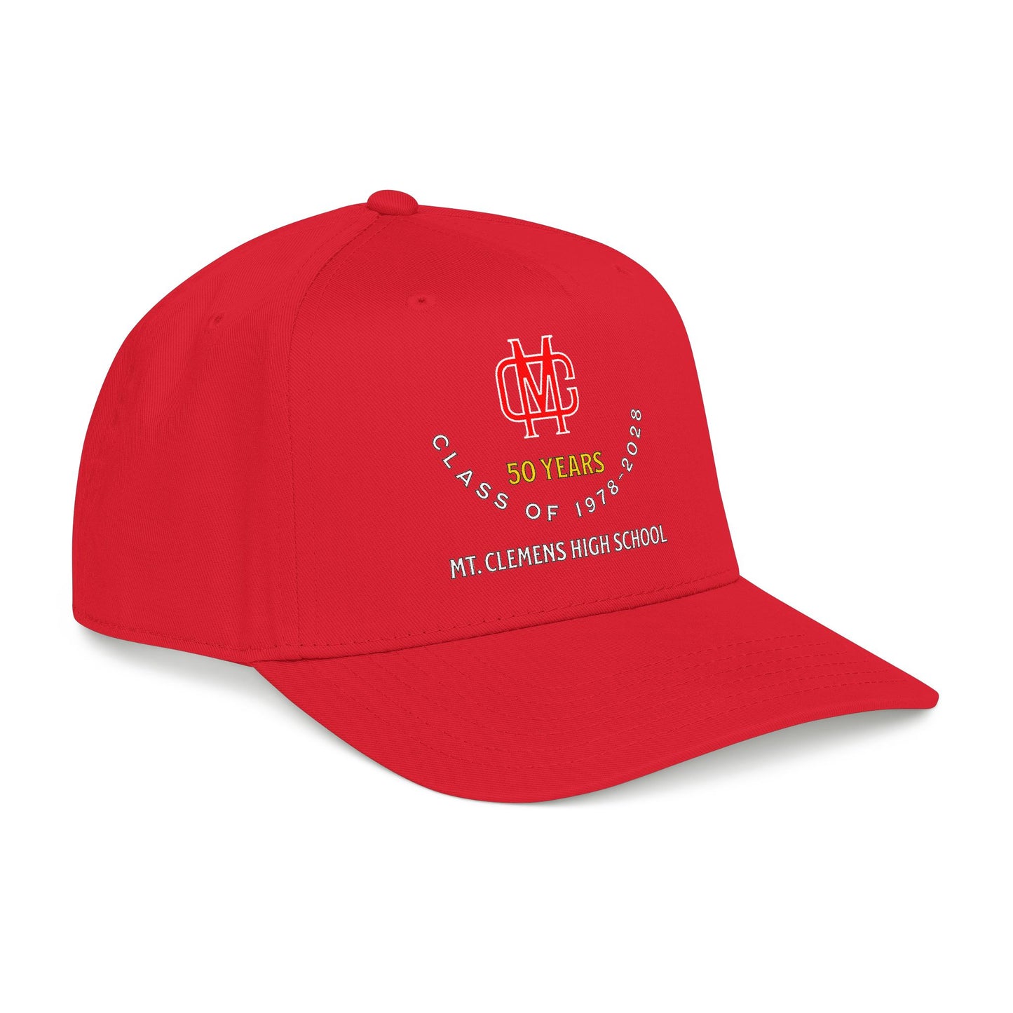 50 Years Anniversary Mid-Profile Baseball Cap — Retro MC Logo Snapback