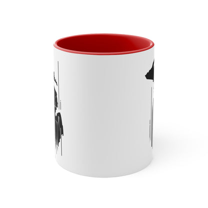 Mi-Mug  Colorful Accent Mug - 11oz Coffee Cup for Nature Lovers