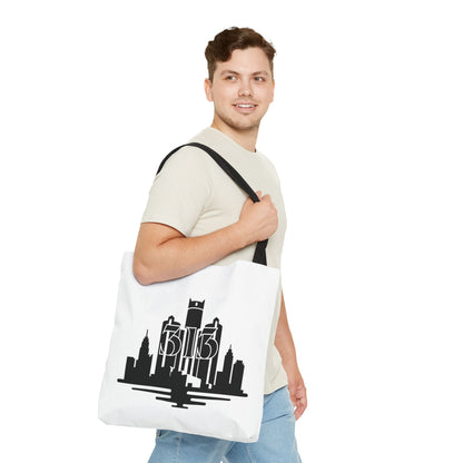 Detroit Skyline 313 - Tote
