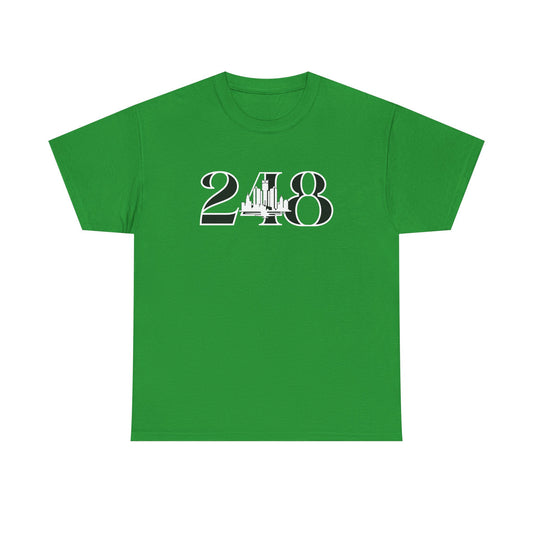 248 Skyline  (White Print)  Unisex Tee