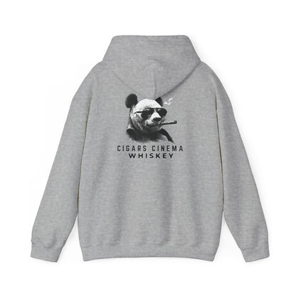 Cigars Cinema Hoodie, Cozy Unisex Sweatshirt for Film Lovers, Gift for Whiskey Enthusiasts, Perfect for Movie Nights, Holiday Apparel