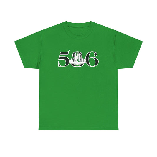 586 Skyline  (White Print)  Unisex Tee