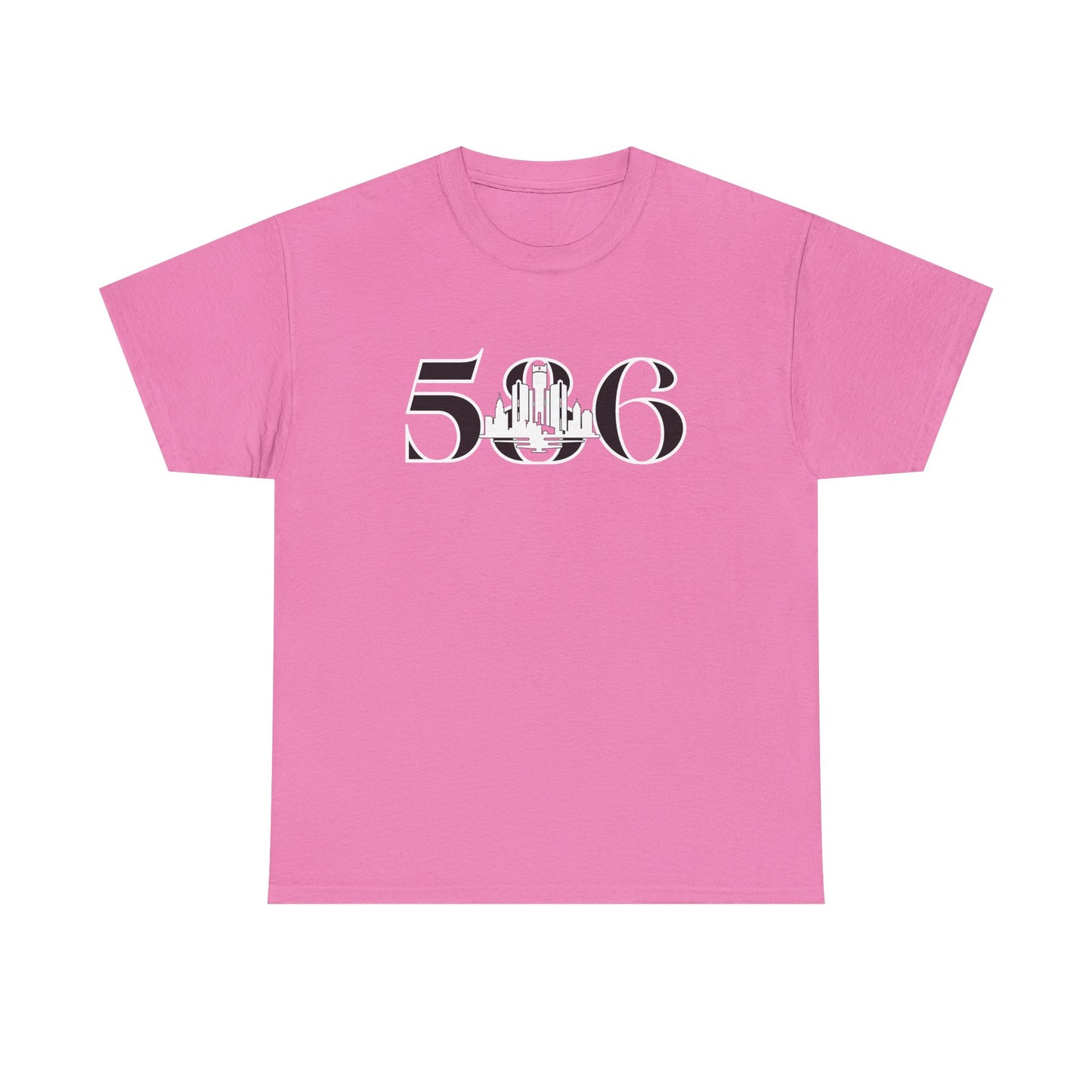 586 Skyline  (White Print)  Unisex Tee