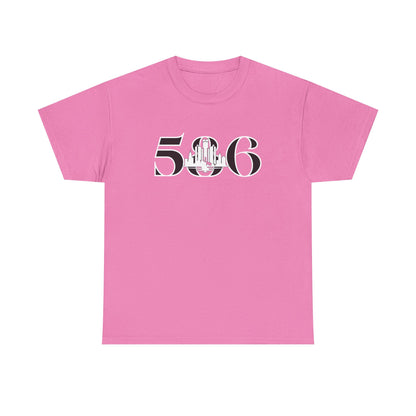 586 Skyline  (White Print)  Unisex Tee