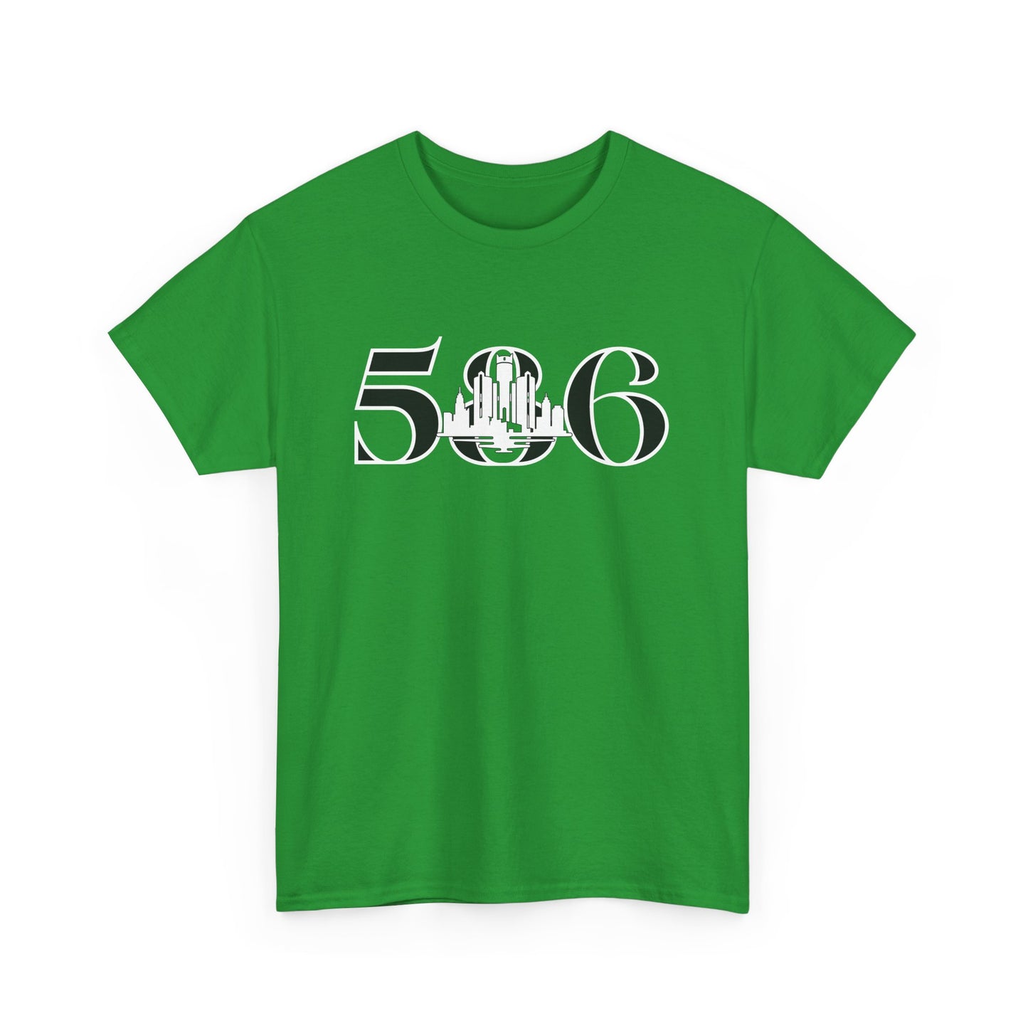 586 Skyline  (White Print)  Unisex Tee