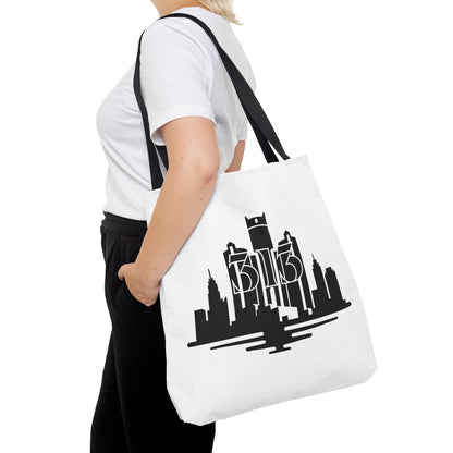 Detroit Skyline 313 - Tote