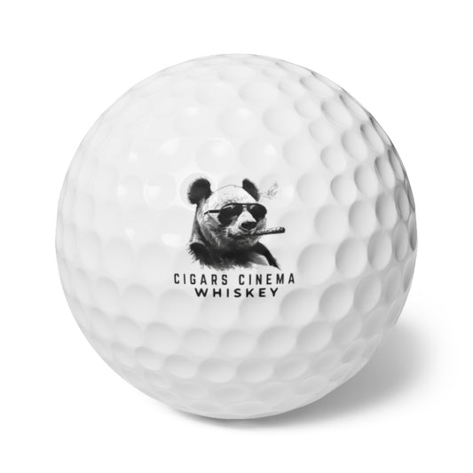 Whiskey Panda Golf Balls - 6 Pack