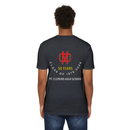 Anniversary T-Shirt — Mt. Clemens High School 50 Years Reunion Tee