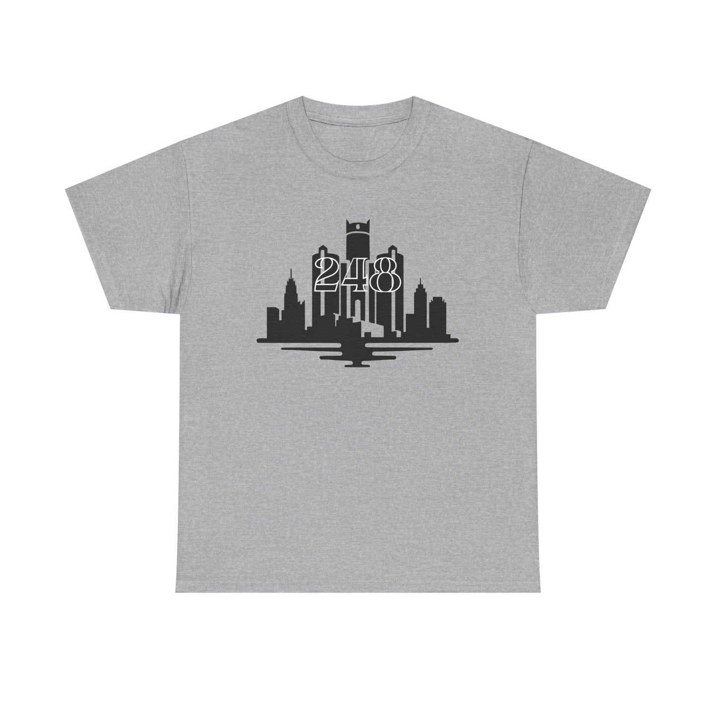 Detroit Skyline 248  Tee