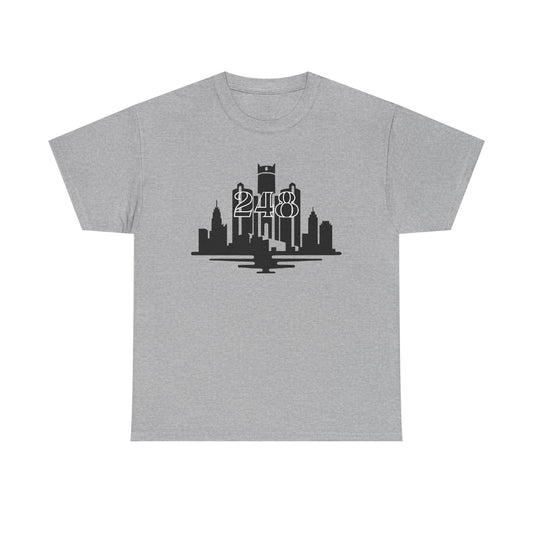 Detroit Skyline 248  Tee