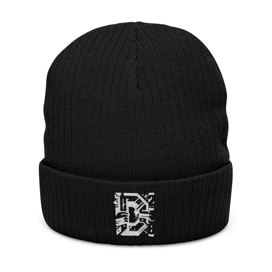 D-Hard 248 Beanie Beanie Embroidered (White)