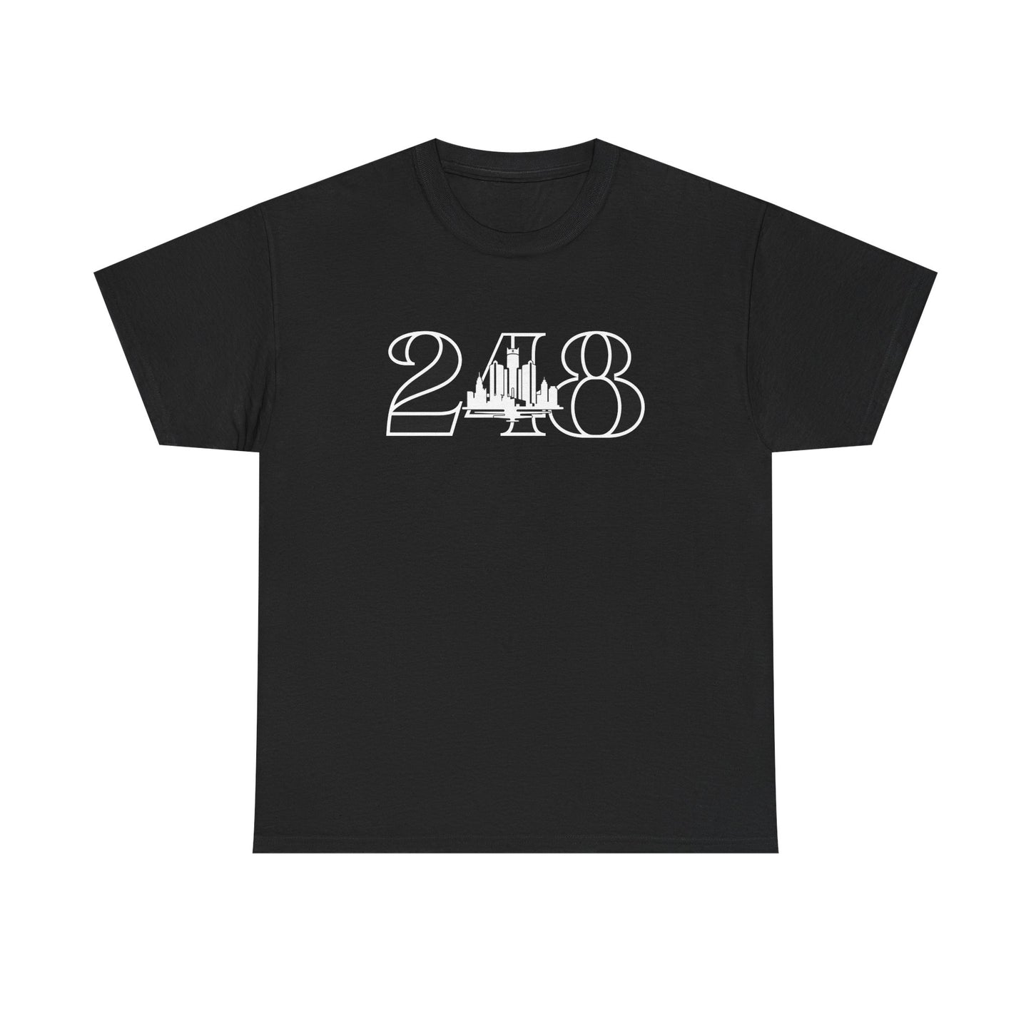 248 Skyline  (White Print)  Unisex Tee