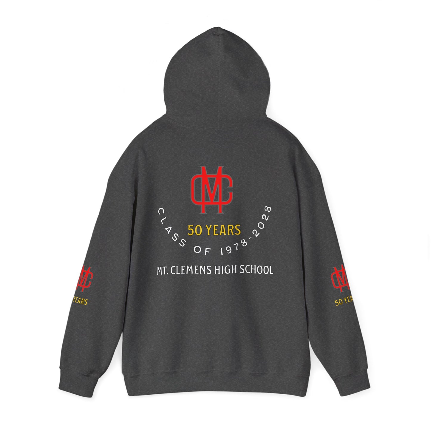 50th Reunion Hoodie — Mt. Clemens High School Class of 1978–2028