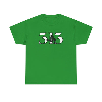313 Skyline Tee - Unisex Heavy Cotton Shirt