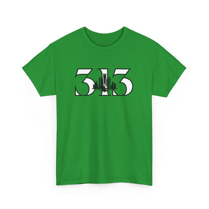 313 Skyline Tee - Unisex Heavy Cotton Shirt