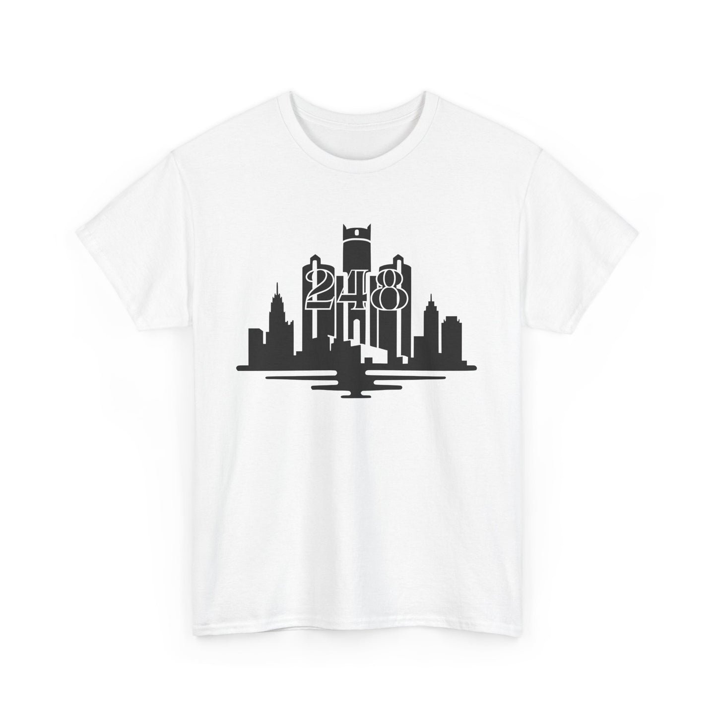 Detroit Skyline 248  Tee