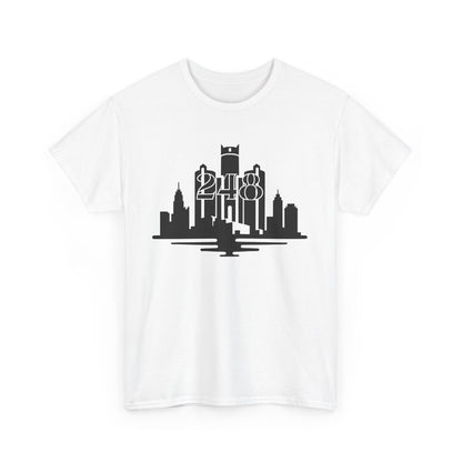 Detroit Skyline 248  Tee