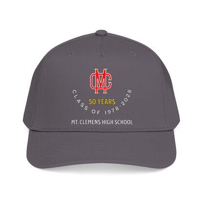50 Years Anniversary Mid-Profile Baseball Cap — Retro MC Logo Snapback