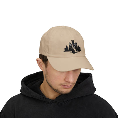 Classic Dad Cap with 313 Area Code and Skyline Design