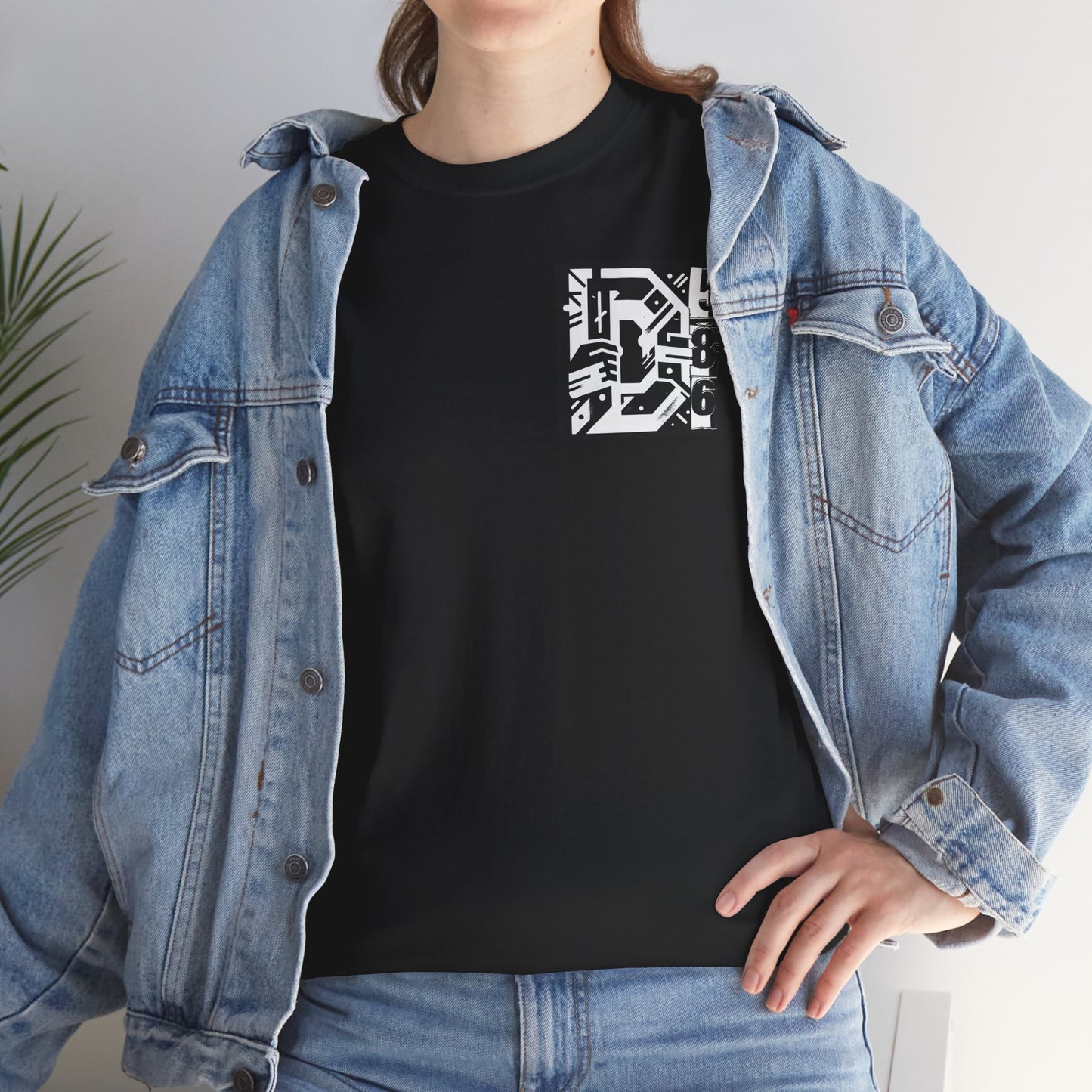 586 D-Hard & quote Hustle in my veins Detroit in my heart Graphic Tee -